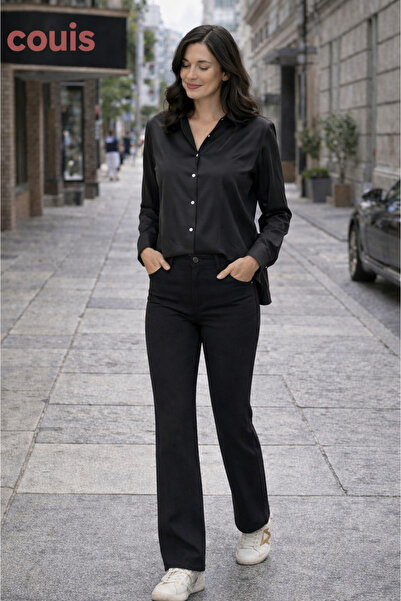 couis Μεγάλο μέγεθος Lycra με ψηλόμεσο κολάν