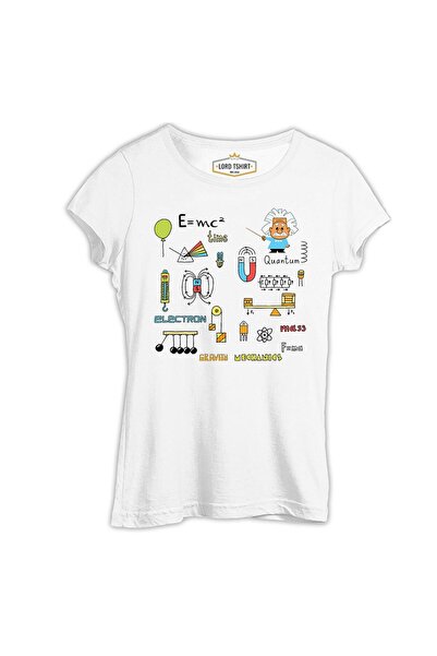 Lord T-Shirt تيشيرت نسائي أبيض للطاقة الفيزيائية