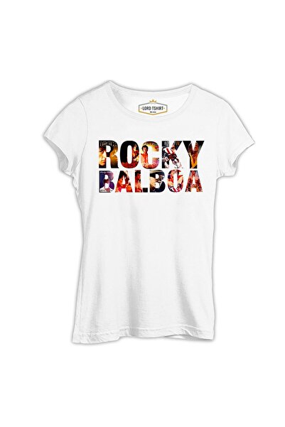 Lord T-Shirt روكي بالبوا - تي شيرت نسائي أبيض من Sylvester Stallone