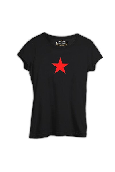 Lord T-Shirt Red Star Black Women's T-Shirt
