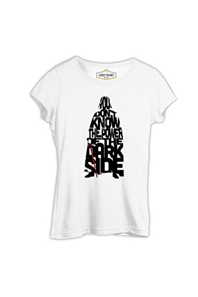 Lord T-Shirt تي شيرت نسائي أبيض من Star Wars - Power of the Dark Side