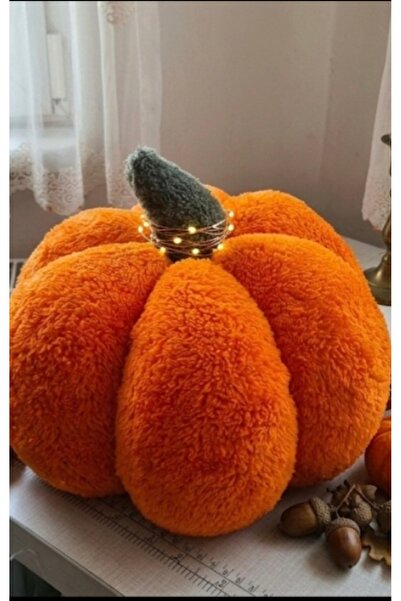 Stylish Decorative Plush truncated Zucchini Pillow - Mesh Texture Halloween Autumn Home Decor Pillow