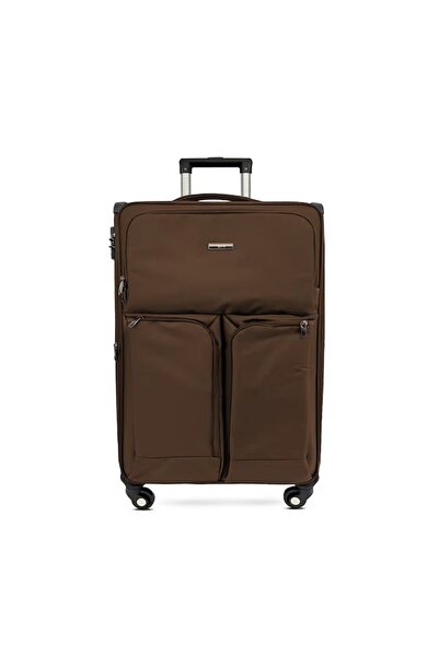 Rorik Troler textil, 42 L, S 55x35x23 cm, valiză antifurt cu fermoar combinat...