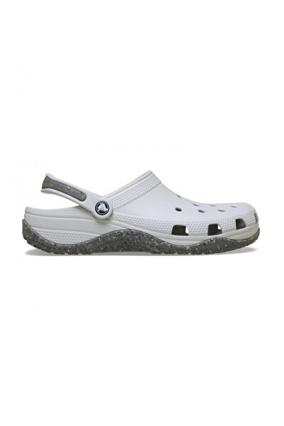 Crocs Unisex αδιάβροχες γκρι παντόφλες με αναπνεύσιμο σχέδιο