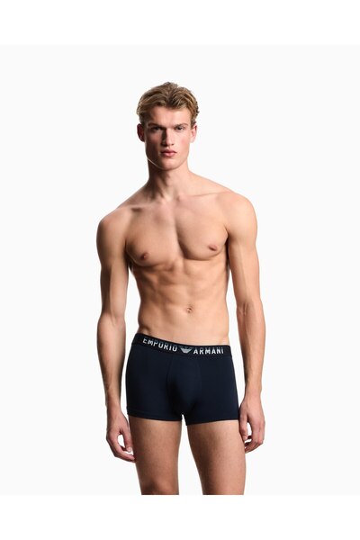 Emporio Armani Erkek Rahat Modal Kumaş Logo İmzalı Elastik Bel Bantlı Laciver...