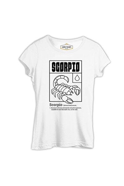 Lord T-Shirt Horoscope Scorpio Intuitive Person White Women's T-Shirt