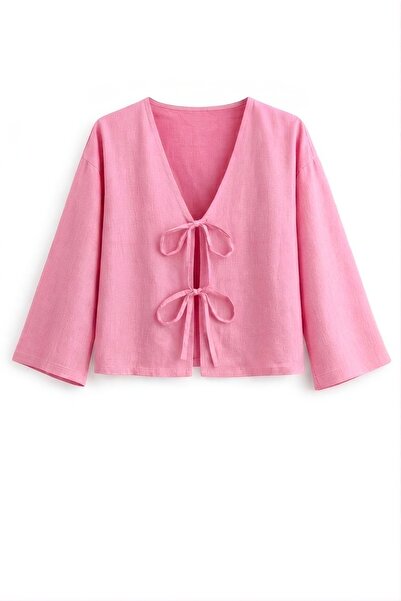 SevdeUgur Κοντό κιμονό με δέσιμο μπροστά – Oversize, Νέα Συλλογή, Άνετη Εφαρμ...