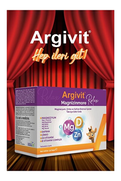 Argivit Magnizinmore Relax 30 Saşe