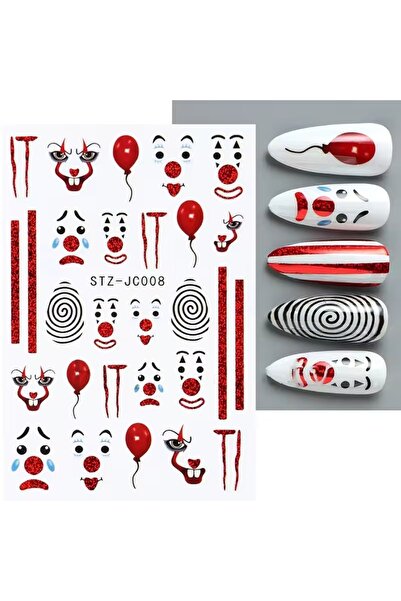 delis Nail stickers Marquise, STICKER95, Clown