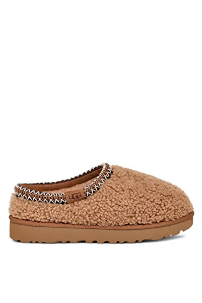 UGG Γυναικείες άνετες παντόφλες με λεπτομέρειες από γούνα και χαμηλό τοποθέτημα