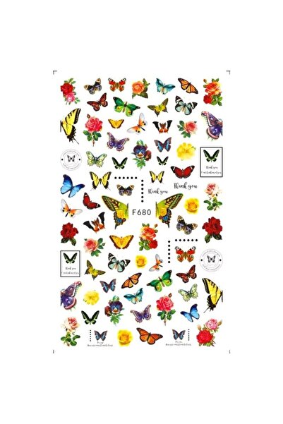delis Abtibilduri unghii Marquise, STICKER29, Multicolor