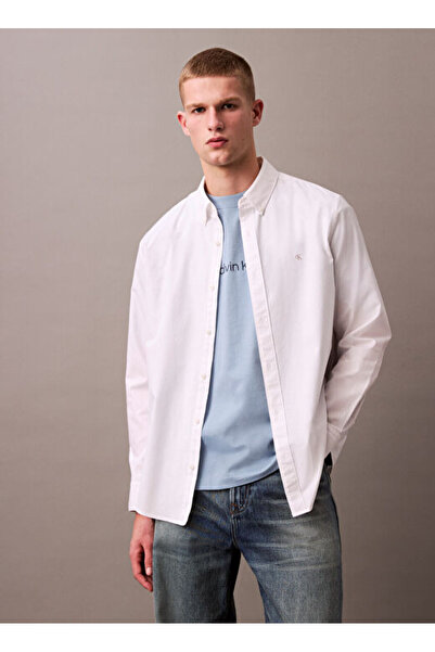 Calvin Klein Ανδρικά Λευκά Άλλα Πουκάμισα
