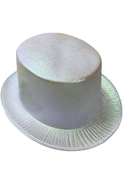 partidolu Ολογραφικό Ολογράμματα με τύπωμα Καπέλο Πάρτι Πεπόνι Ασημί Χρώμα Ρε...