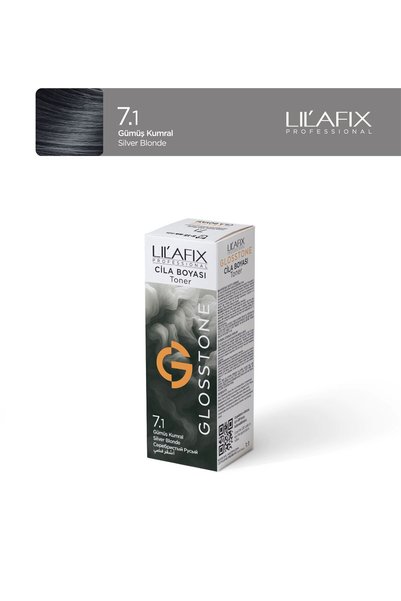 Lilafix Professional Lilafix Glosstone Saç Cila Boyası 100 ml 7.1 Gümüş Kumral