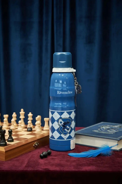 Harry Potter Lisanslı Ravenclaw Charmlı Termos – 304 Paslanmaz Çelik Sızdırma...
