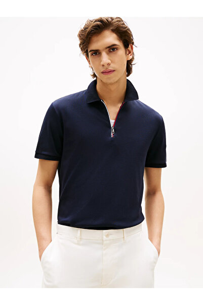 Tommy Hilfiger Men's Regular Fit Pure Cotton with Flag Logo Embroidered on th...