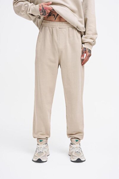 Machinist Ανδρικό παντελόνι φόρμας Basic Jogger που πλένεται, σε ανοιχτό μπεζ...