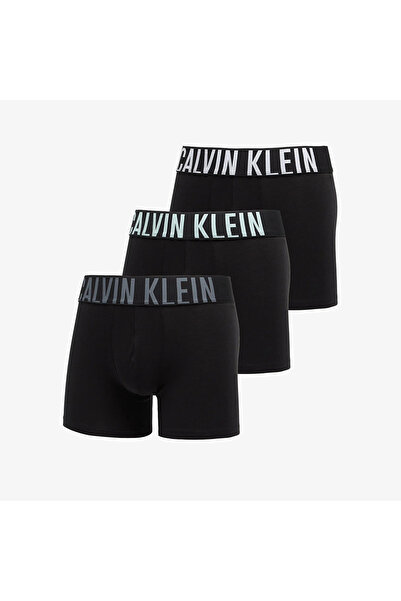 Calvin Klein Erkek Logolu Beli Lastikli Yüksek Bel Pamuklu Çok Renkli1 Boxer