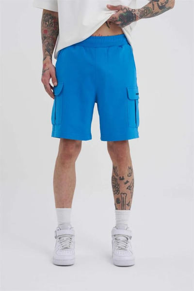 Machinist Ανδρικό σορτς Basic Relaxed με τσέπες Cargo και φακό