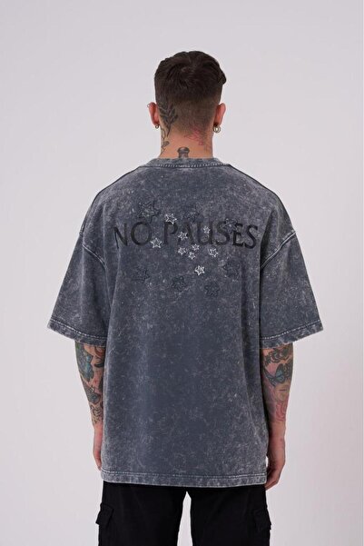 Machinist Ανδρικό μπλουζάκι χωρίς παζέτες με στάμπα με στάμπα Ghost Spotted