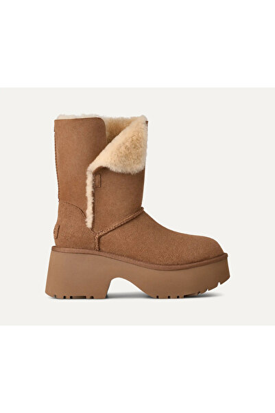 UGG Γυναικείες μακριές δερμάτινες μπότες και μποτάκια με διπλή σόλα EVA και π...