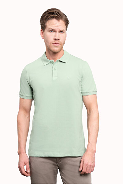 Morven Ανοιχτό πράσινο Basic απλό 100% βαμβακερό ανδρικό μπλουζάκι με κοντό μ...