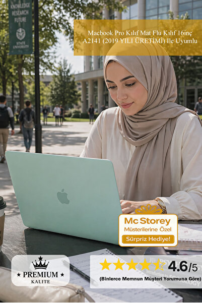 Mcstorey Macbook Pro Kılıf Mat Flu Kılıf 16inç A2141 (2019 YILI ÜRETİMİ) Ile ...