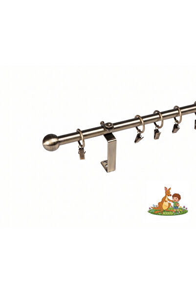 KLEIDECO galerie pentru perdele 19/16 mm EXTENSIBILA metal, capete VESZPREM s...
