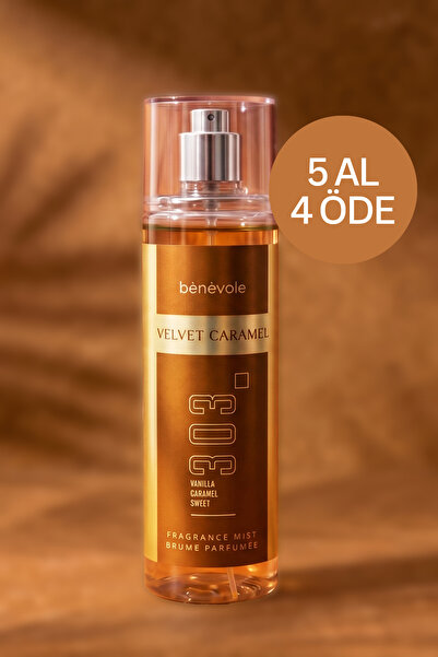 Benevole Velvet Caramel 303 Vücut Spreyi | Body Mist | Antep Fıstığı, Karamel...