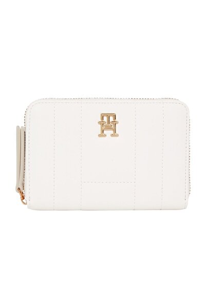 Tommy Hilfiger TH FEMININE MED ZA Γυναικείο κίτρινο πορτοφόλι AW0AW17476Z00