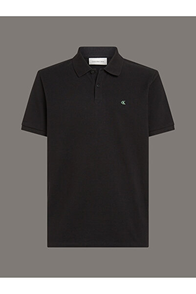 Calvin Klein Ανδρικά μπλουζάκια πόλο σε μαύρο χρώμα
