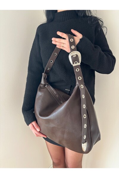 lalettobags Γυναικείο μοντέλο Frezya Με λεπτομέρεια ζώνης Τσάντα χιαστί