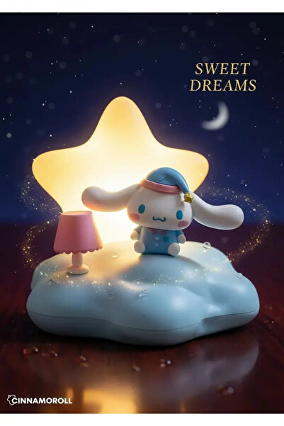 Genel Markalar Sanrio Lisanslı Cinnamoroll Düş Serisi Led Gece Lambası – Yumu...