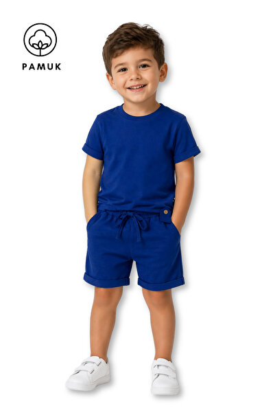 difa kids Σετ μπλουζάκι και σορτς για αγόρια από ύφασμα σουπερτζέρμ, καλοκαιρ...