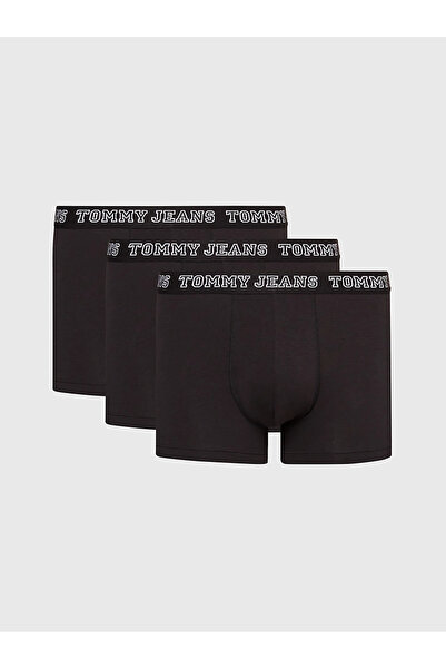 Tommy Hilfiger Erkek Dokuma Kumaş Normal Bel Düz Model Yeşil Boxer