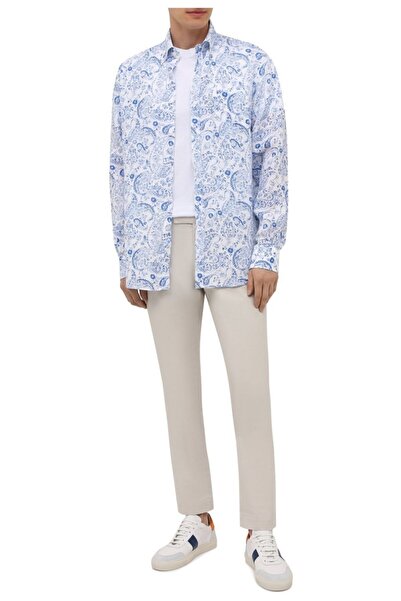 PAUL&SHARK Men's Woven Shırt C.w.lınen