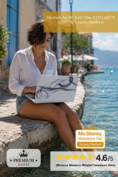 Mcstorey Macbook Air M1 Kılıf 13inç A1932 A2179 A2337 Ile Uyumlu Paint01nl