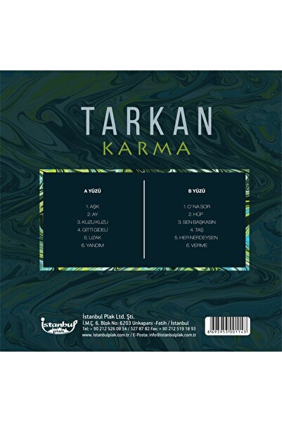 Genel Markalar Tarkan - Karma (Plak)