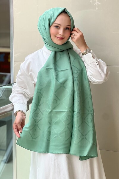 Imannoor Imaanoor 3040 i baklava ramy jacquard shawl 70x200