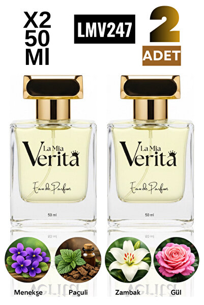 Comme Une Evidence Parfüm Kadın Şipre Çiçeksi Lmv247 Top Kalite Esans Edp 50 ml X2 Adet