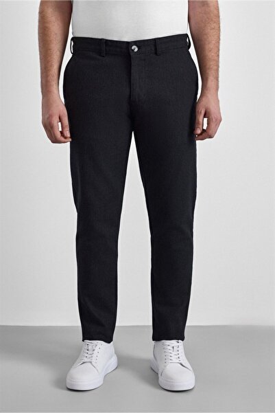 SÜVARİ Siyah Slim Casual Pantolon