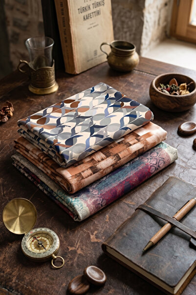 AFVENTE Αφηρημένο, κυματιστό σχέδιο, απαλό σάλι Βαμβάκι Αγοράστε 3, πάρτε 2