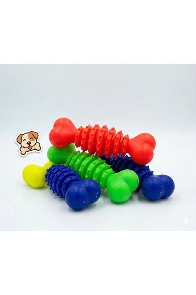 Little Friends Kardelen Plastic Barbell Bar with Barbed Bones, Large