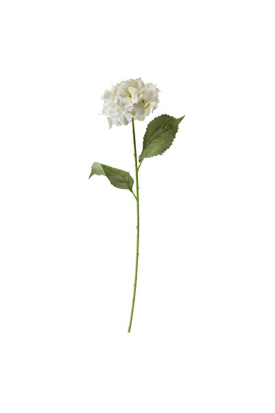 WHITE ARTIFICIAL HYDRANGEA BRANCH FLOWER 75 CM