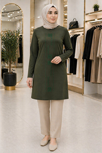 Mutlu City Τουνίκ από χτενισμένο βαμβάκι για μητέρες, σε μεσαία και μεγαλύτερ...