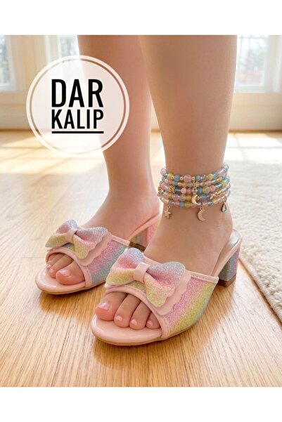 Surpie Shoes Παντόφλες με χαρακτήρες για κορίτσια, Παιδικές παντόφλες με τακούνι