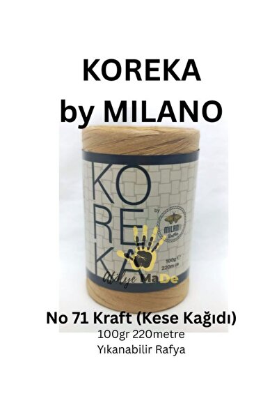Milano Koreka by - 71 Kraft (Χαρτί σακούλας) Μονόφυλλο 100γρ 220 μέτρα ΠΛΕΝΕΤ...