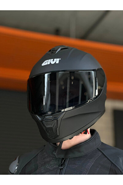 Givi 50.X MAT SİYAH KASK (SİYAH VİZÖR)