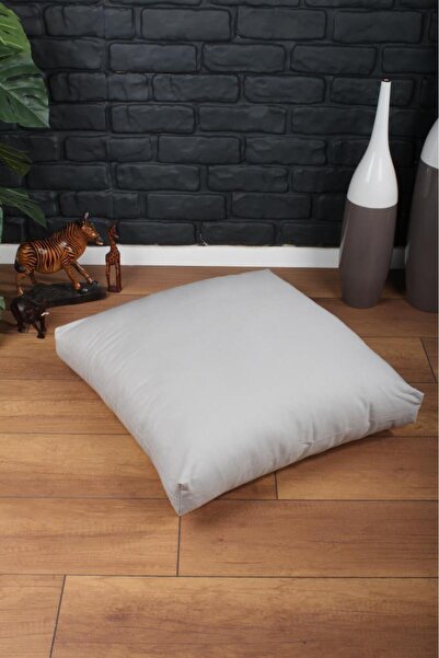 ALTINPAMUK Πολυτελές μαξιλάρι δαπέδου με φερμουάρ, με γέμιση από ίνες χάντρας...