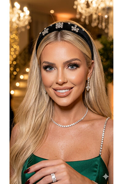 pegu baby collection ΜΑΥΡΟ ΒΕΛΟΥΔΙΝΟ ΣΤΕΦΑΝΙ ΜΕ ΚΡΥΣΤΑΛΛΙΝΕΣ ΠΕΤΡΕΣ ΕΙΔΙΚΗΣ Σ...